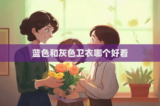 藍(lán)色和灰色衛(wèi)衣哪個(gè)好看