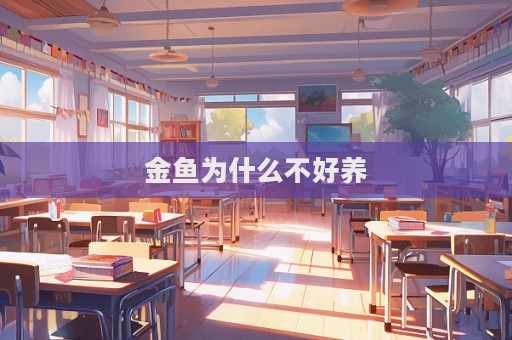 金魚為什么不好養  第1張
