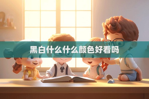 黑白什么什么顏色好看嗎