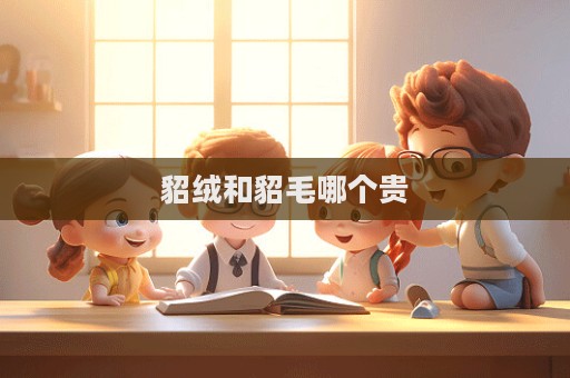 貂絨和貂毛哪個貴  第1張