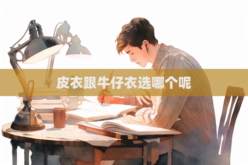 皮衣跟牛仔衣選哪個(gè)呢  第1張