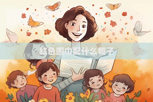 紅色圍巾配什么帽子