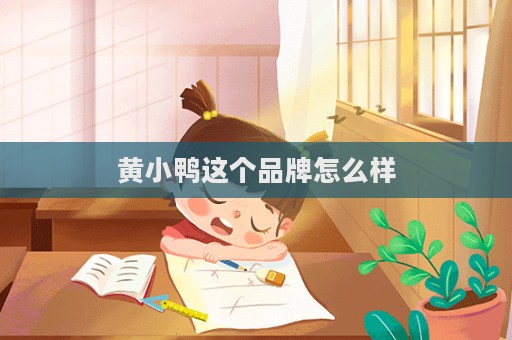 黃小鴨這個品牌怎么樣