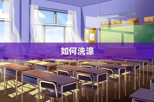 如何洗滌  第1張