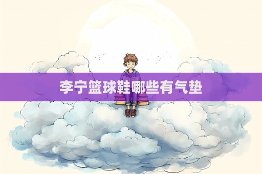 李寧籃球鞋哪些有氣墊  第1張