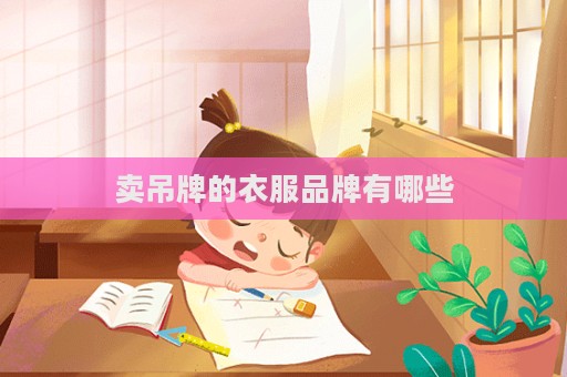 賣吊牌的衣服品牌有哪些  第1張