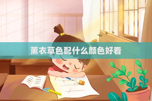 薰衣草色配什么顏色好看