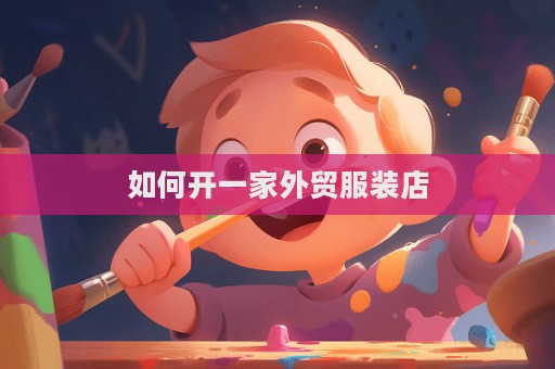 如何開(kāi)一家外貿(mào)服裝店