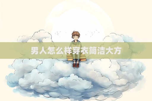 男人怎么樣穿衣簡潔大方