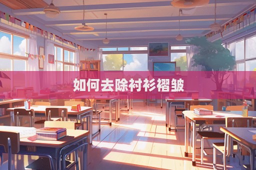 如何去除襯衫褶皺