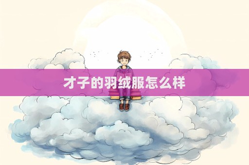 才子的羽絨服怎么樣  第1張