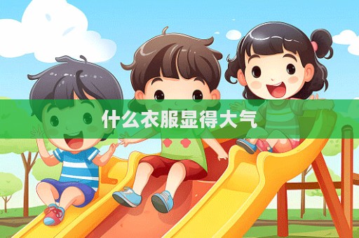 什么衣服顯得大氣