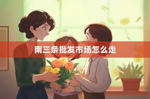 南三條批發市場怎么走  第1張