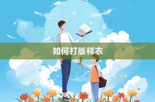 如何打版樣衣