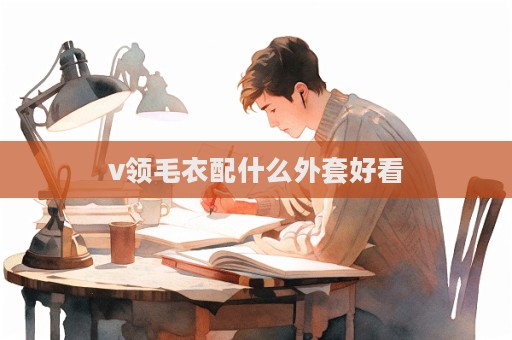 v領毛衣配什么外套好看