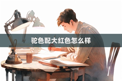 駝色配大紅色怎么樣  第1張