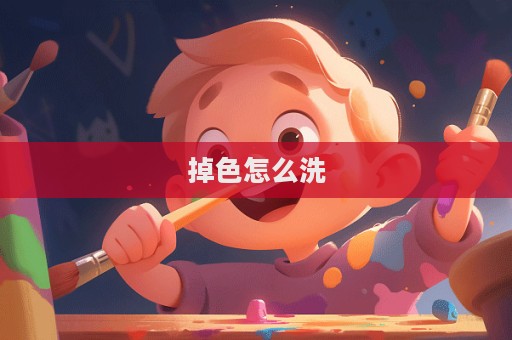 掉色怎么洗