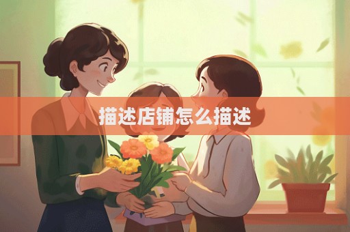 描述店鋪怎么描述