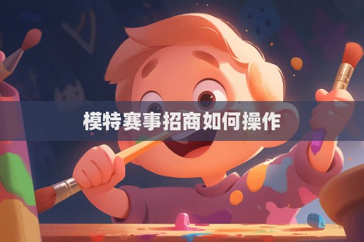模特賽事招商如何操作