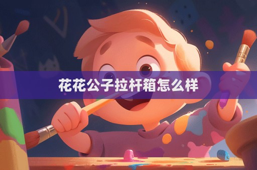 花花公子拉桿箱怎么樣
