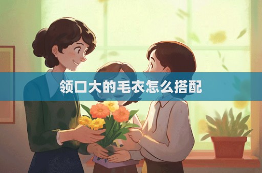 領口大的毛衣怎么搭配