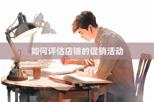 如何評估店鋪的促銷活動