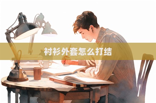 襯衫外套怎么打結