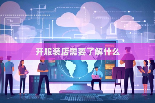 開服裝店需要了解什么  第1張