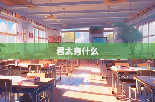 君太有什么