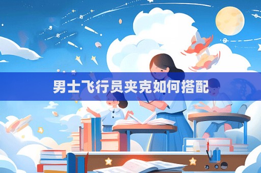 男士飛行員夾克如何搭配