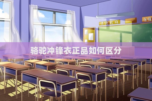 駱駝沖鋒衣正品如何區分
