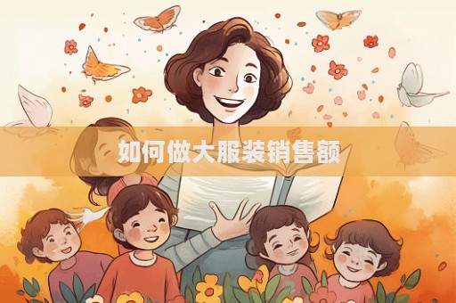 如何做大服裝銷售額