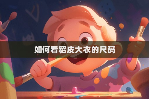 如何看貂皮大衣的尺碼  第1張