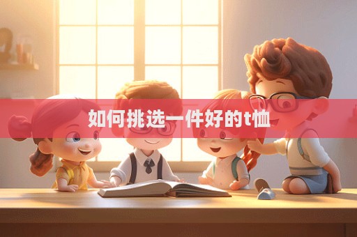 如何挑選一件好的t恤