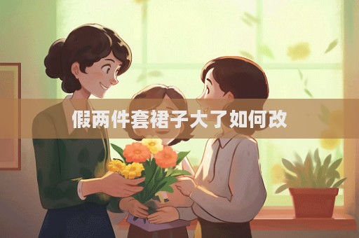 假兩件套裙子大了如何改