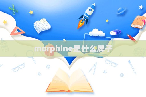 morphine是什么牌子