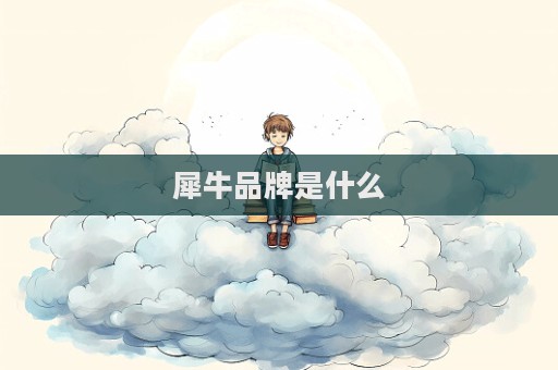 犀牛品牌是什么