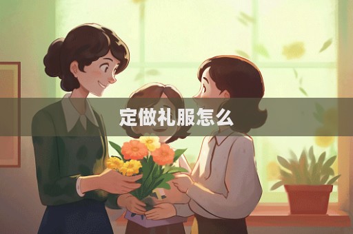 定做禮服怎么