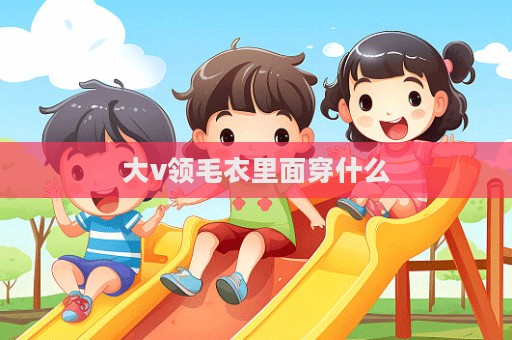 大v領毛衣里面穿什么
