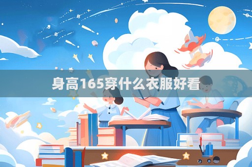 身高165穿什么衣服好看  第1張