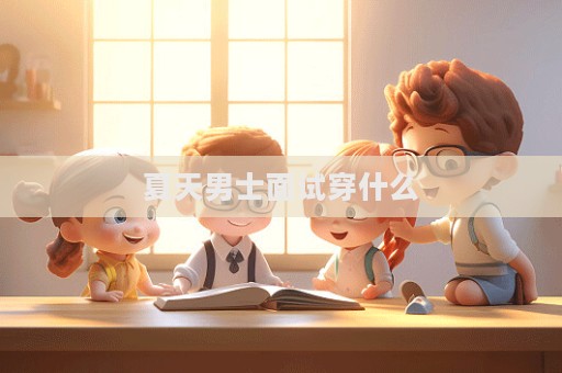 夏天男士面試穿什么